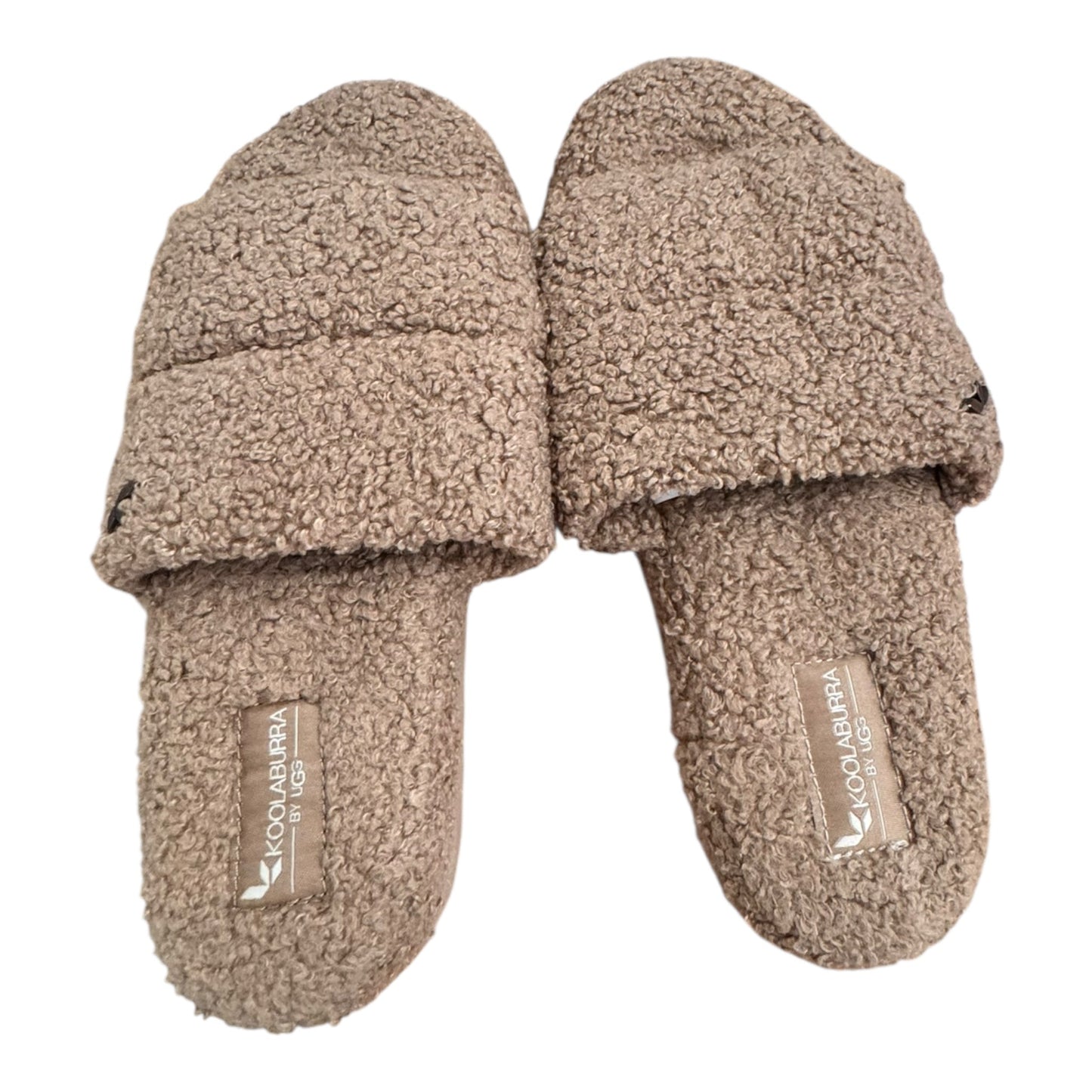 Sandals Heels Block By Koolaburra By Ugg In Taupe, Size:8