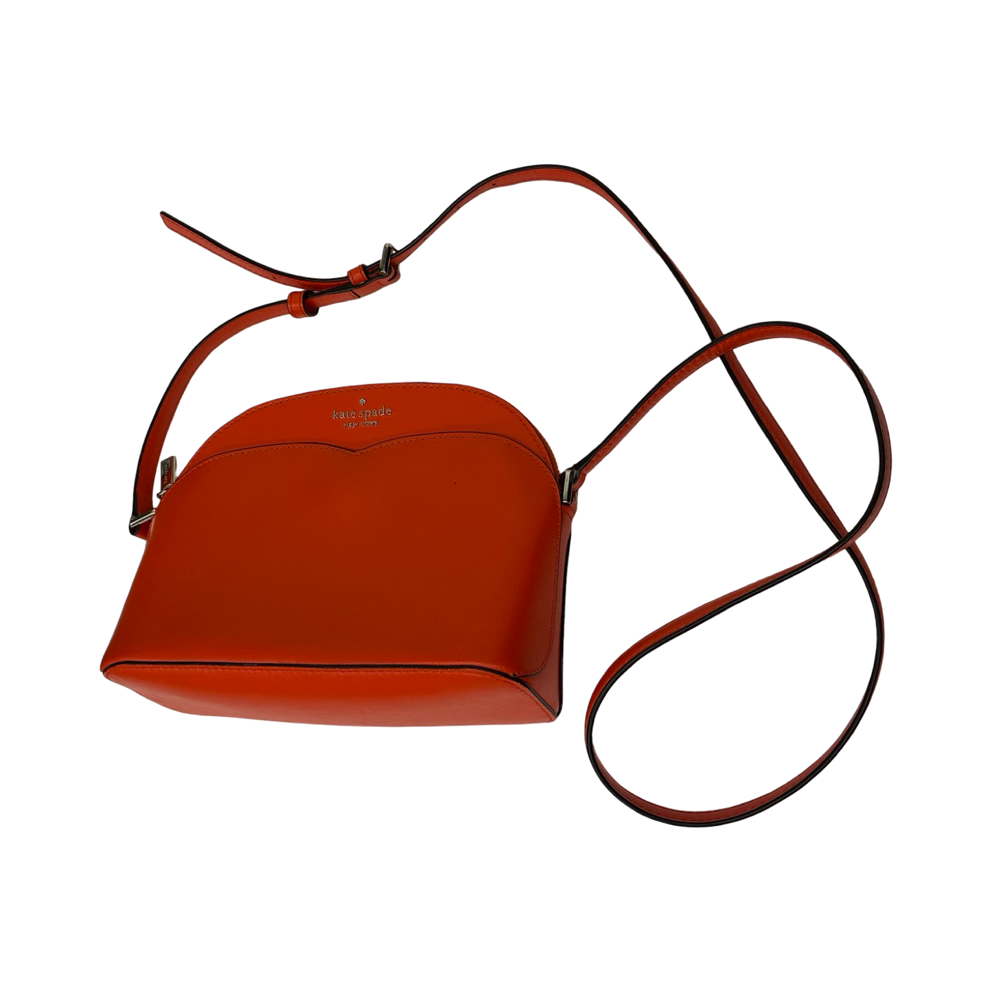 Crossbody Designer By Kate Spade In Orange, Size:Small