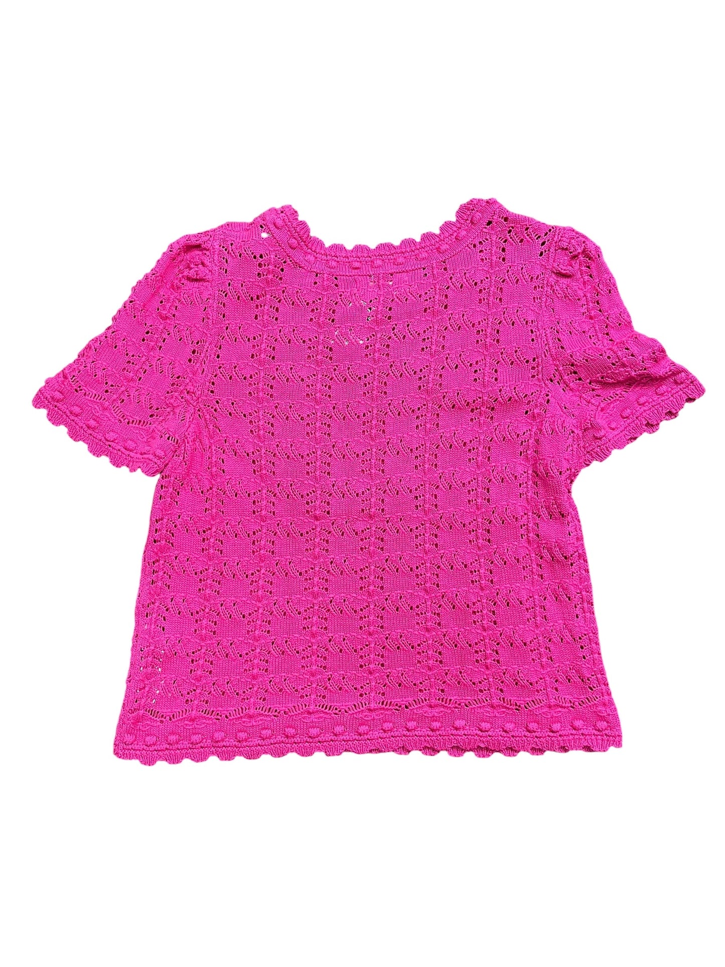 Sweater Ss By Anthropologie In Pink, Size:L