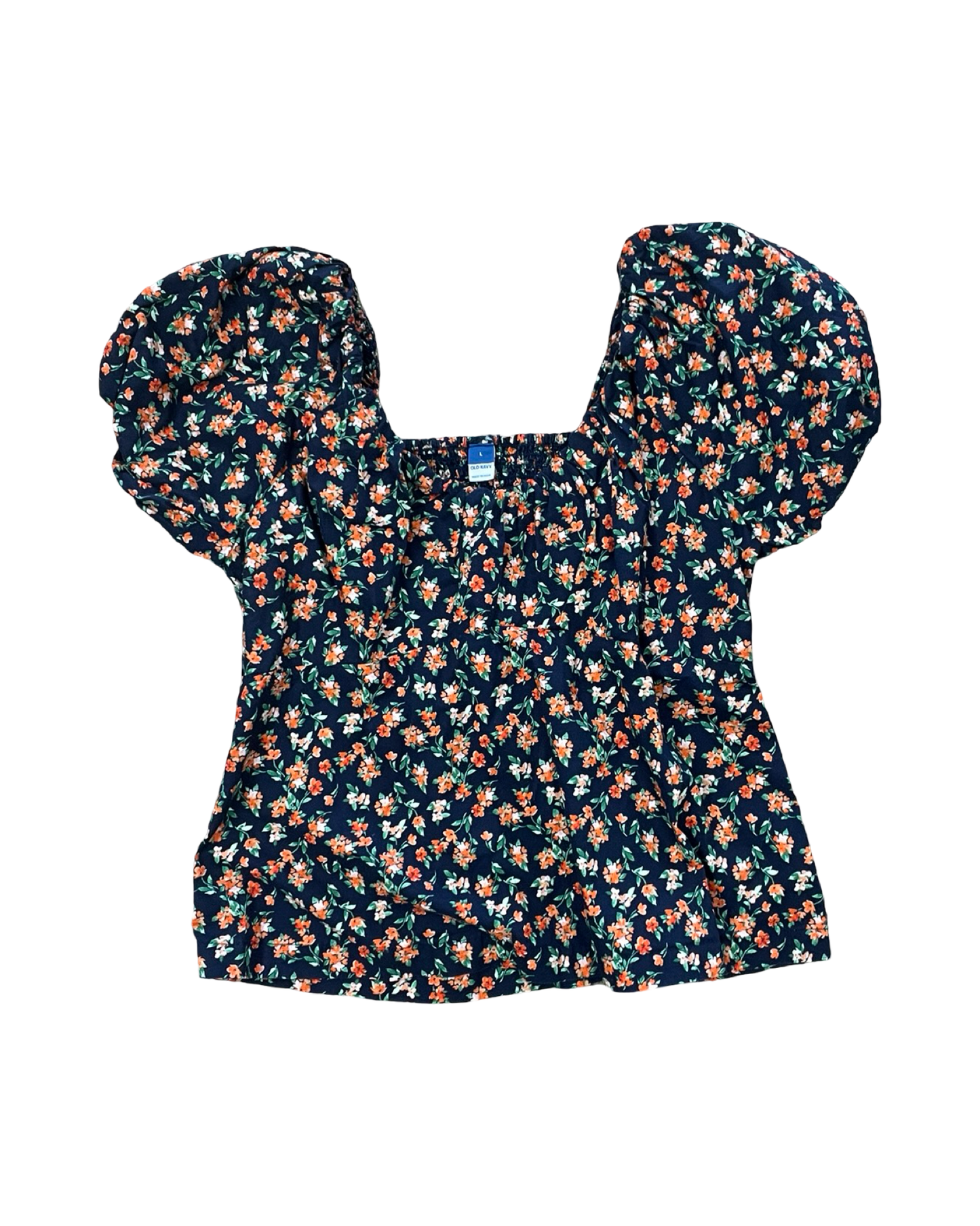 Top Ss By Old Navy In Floral Print, Size:L