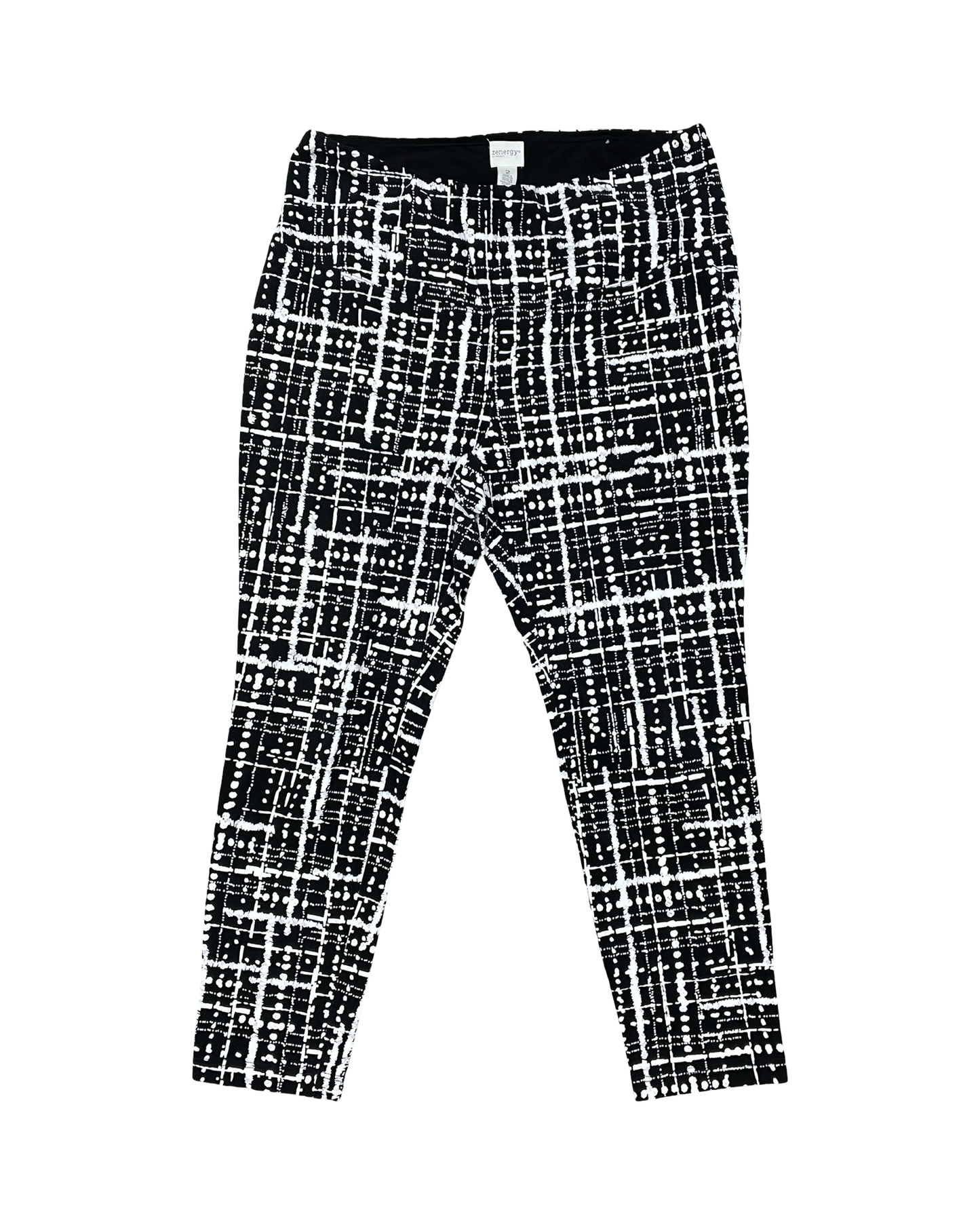 Pants Lounge By Chicos In Black & White, Size:12