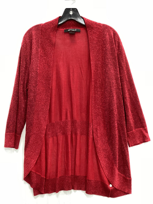Cardigan By 89Th And Madison In Red, Size:1X