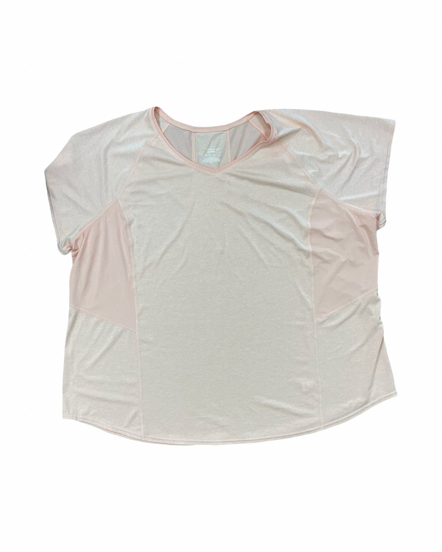 Athletic Top Ss By Tek Gear In Orange, Size:3X