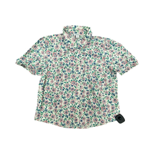 Top Ss By J. Crew In Floral Print, Size:S