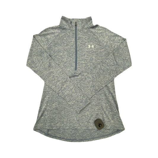 Athletic Top Ls Collar By Under Armour In Blue, Size:M