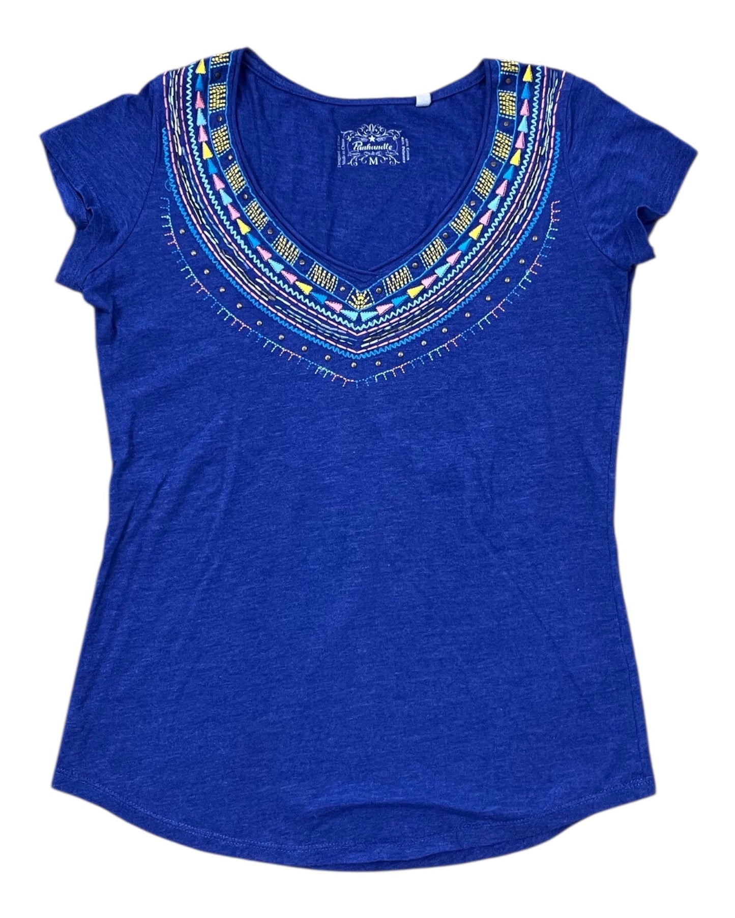 Top Ss By Clothes Mentor In Blue, Size:M