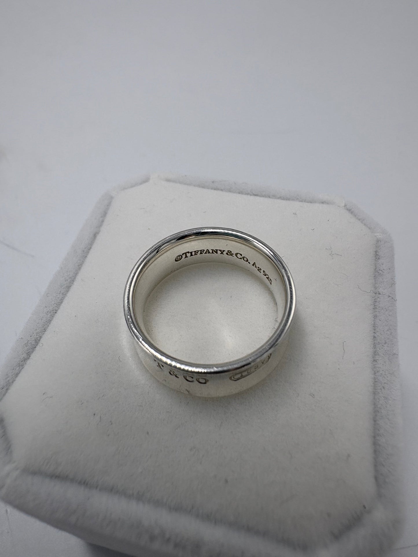 Tiffany & Company 1837 T & Co. 925 Luxury Ring, Size: 6