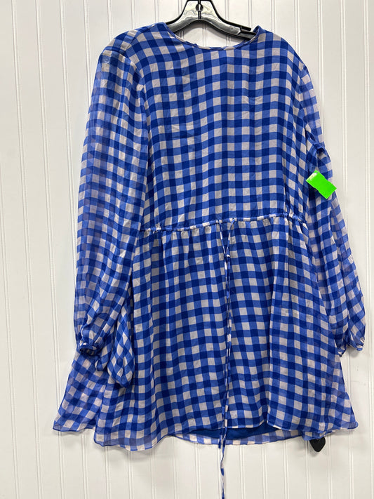 Dress Designer By Diane Von Furstenberg In Blue, Size:12