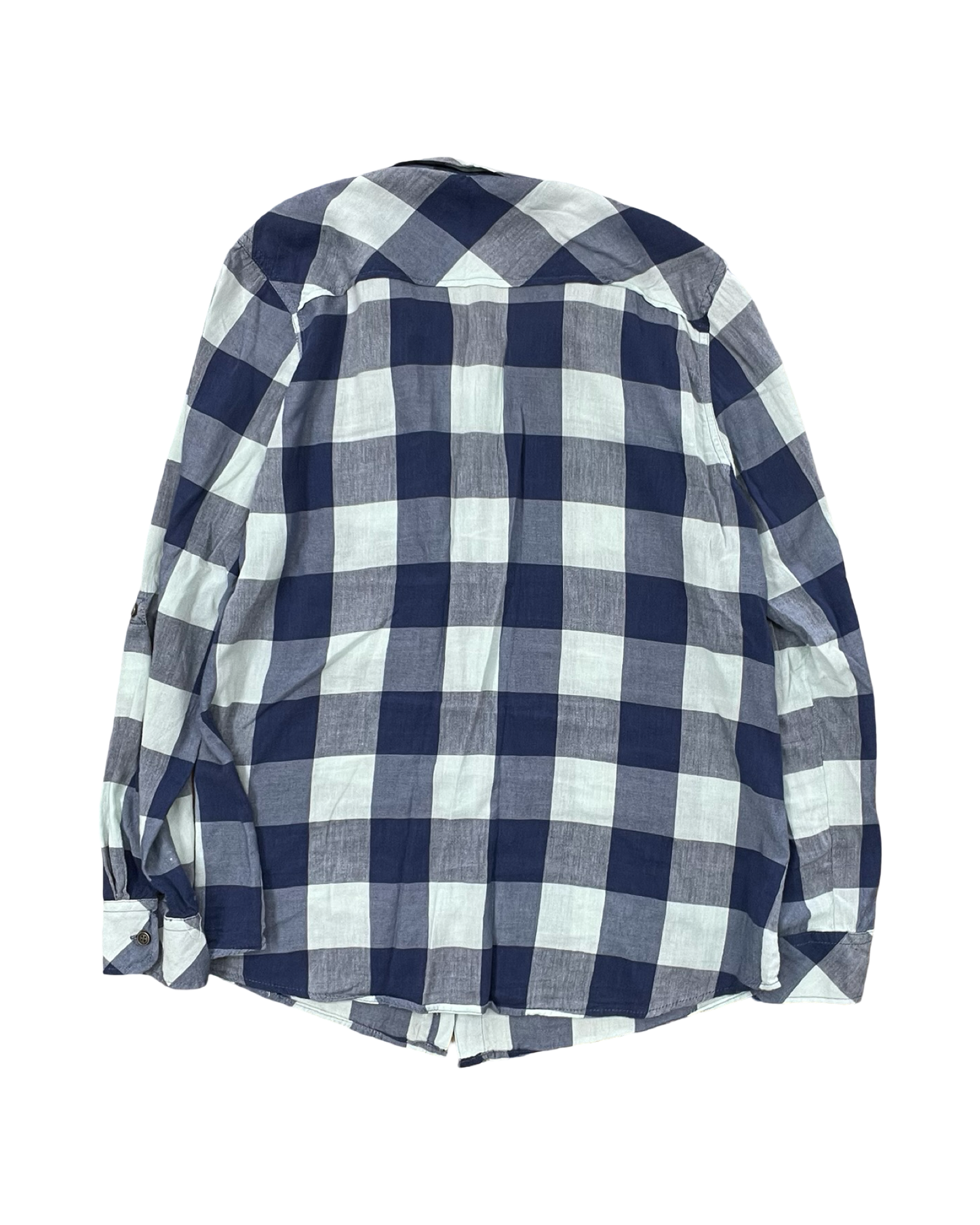 Blouse Ls By Clothes Mentor In Blue, Size:M