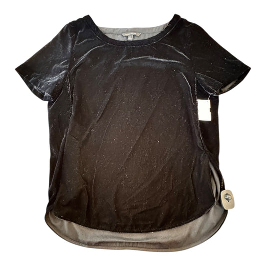 Top Ss By Banana Republic In Black Velvet, Size:M