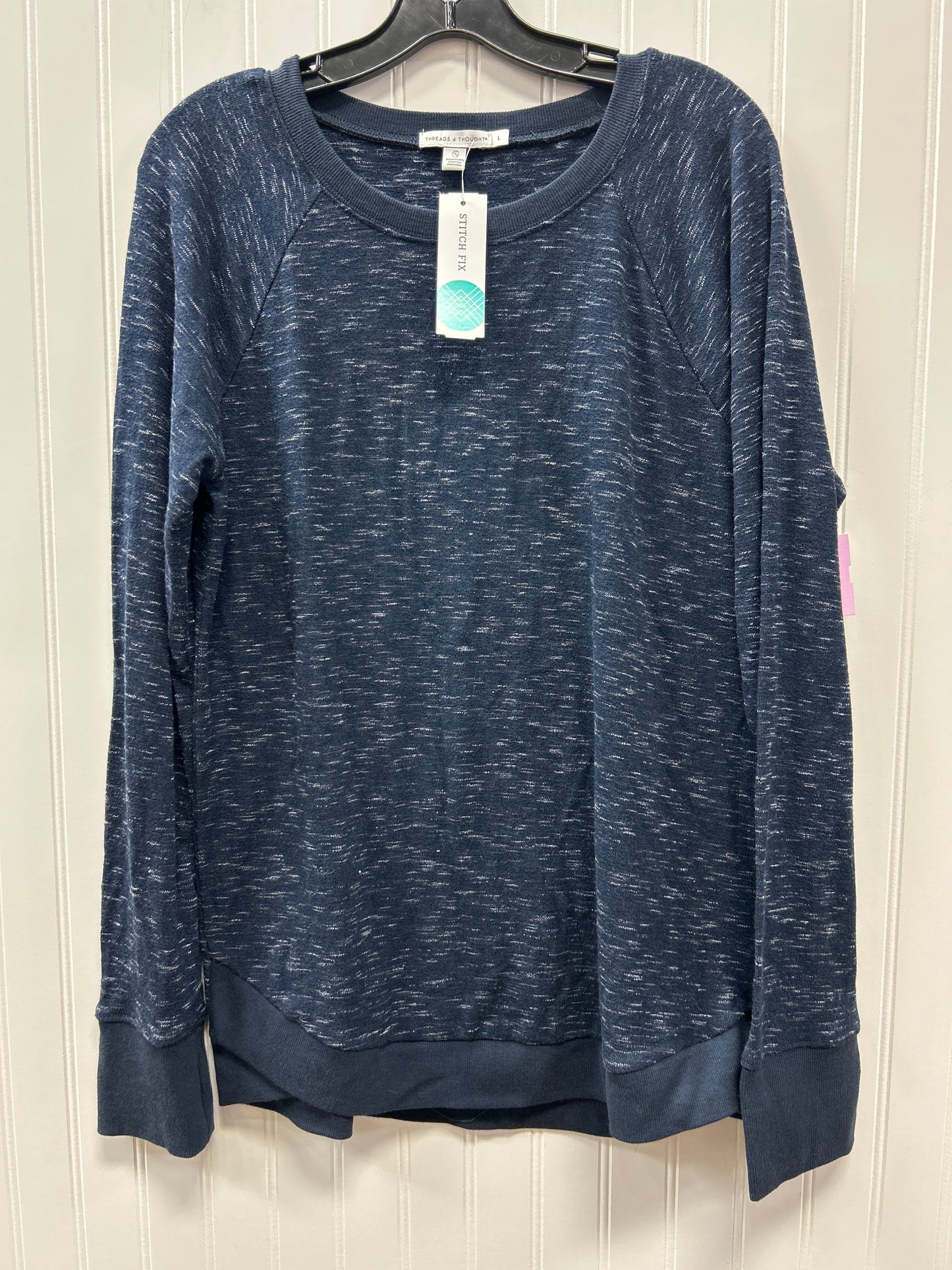 Top Ls By Threads 4 Thought In Navy, Size:L NWT