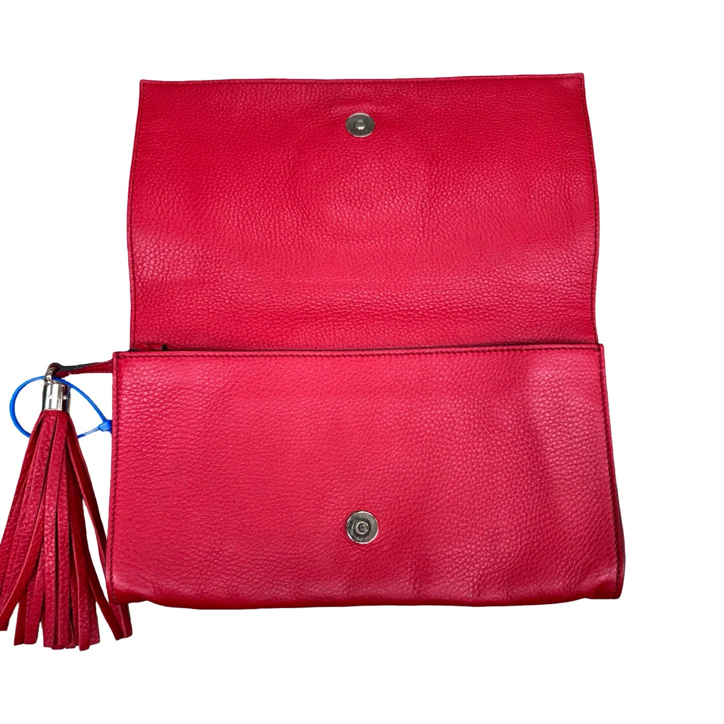 Clutch Luxury Designer By Gucci In Red, Size:Large (11x6.9 in)