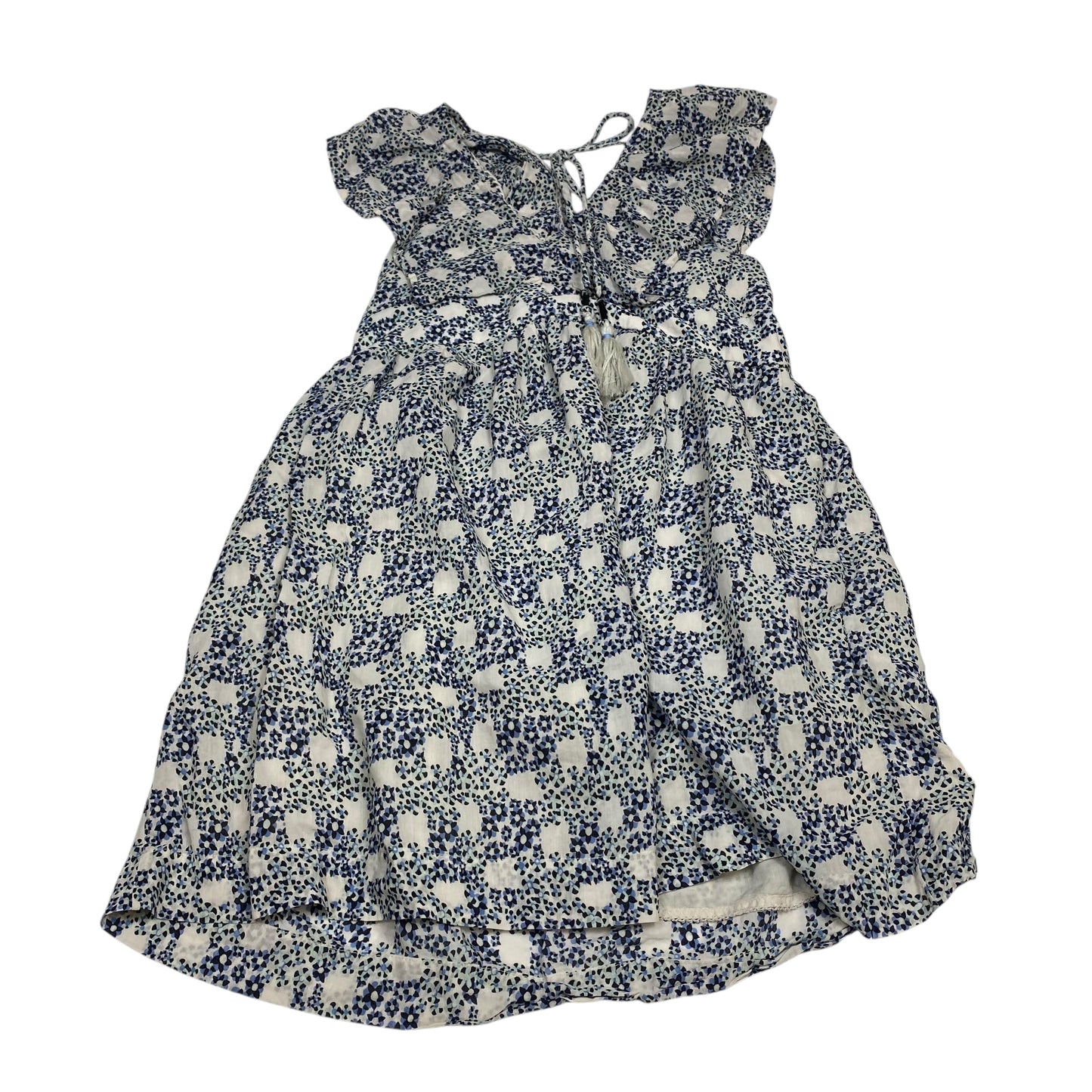 Dress Casual Short By Anthropologie In Blue & White, Size:S