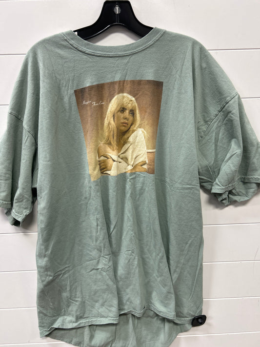 Top Ss By Clothes Mentor In Aqua, Size:3X