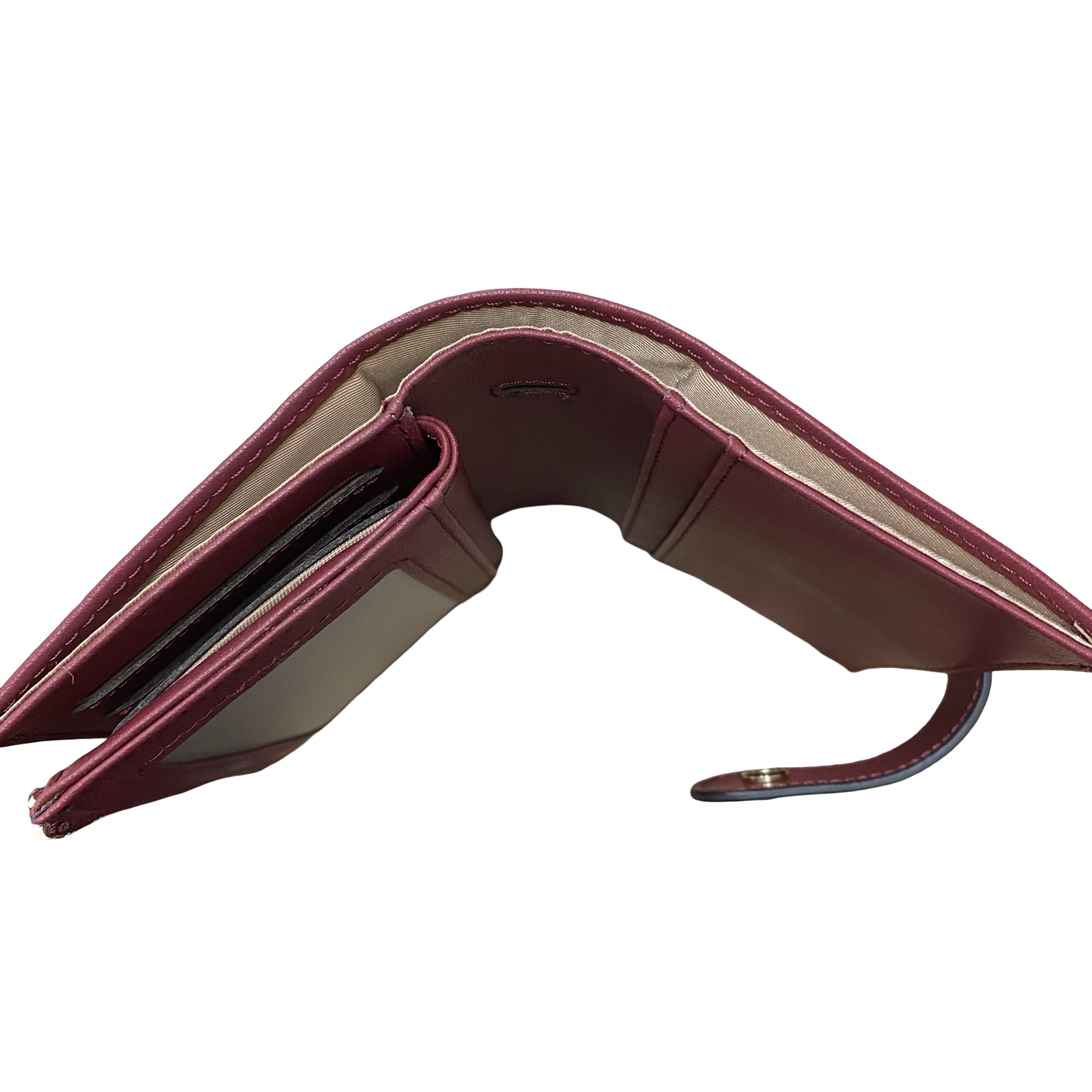 Wallet By Clothes Mentor In Maroon, Size:Medium