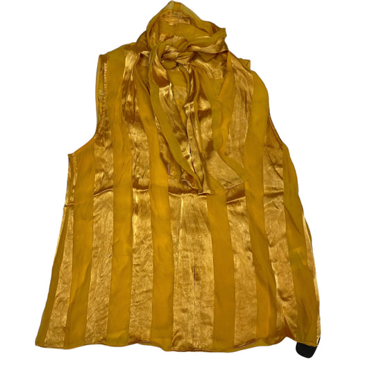 Top Sleeveless Designer By Alice + Olivia In Orange, Size:S