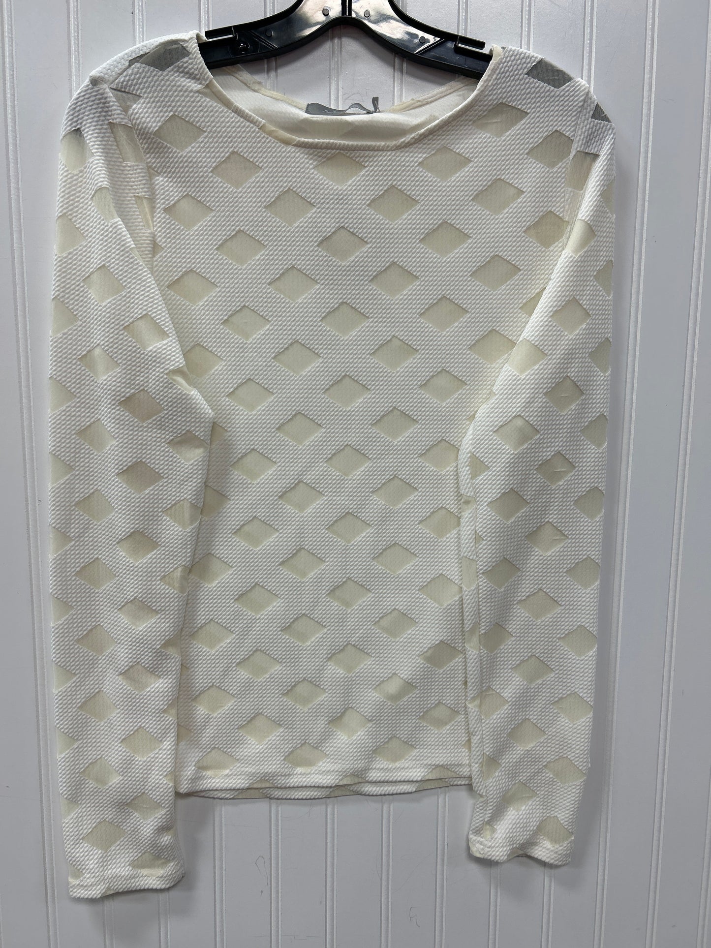 Top Ls By Bke In Cream, Size:L