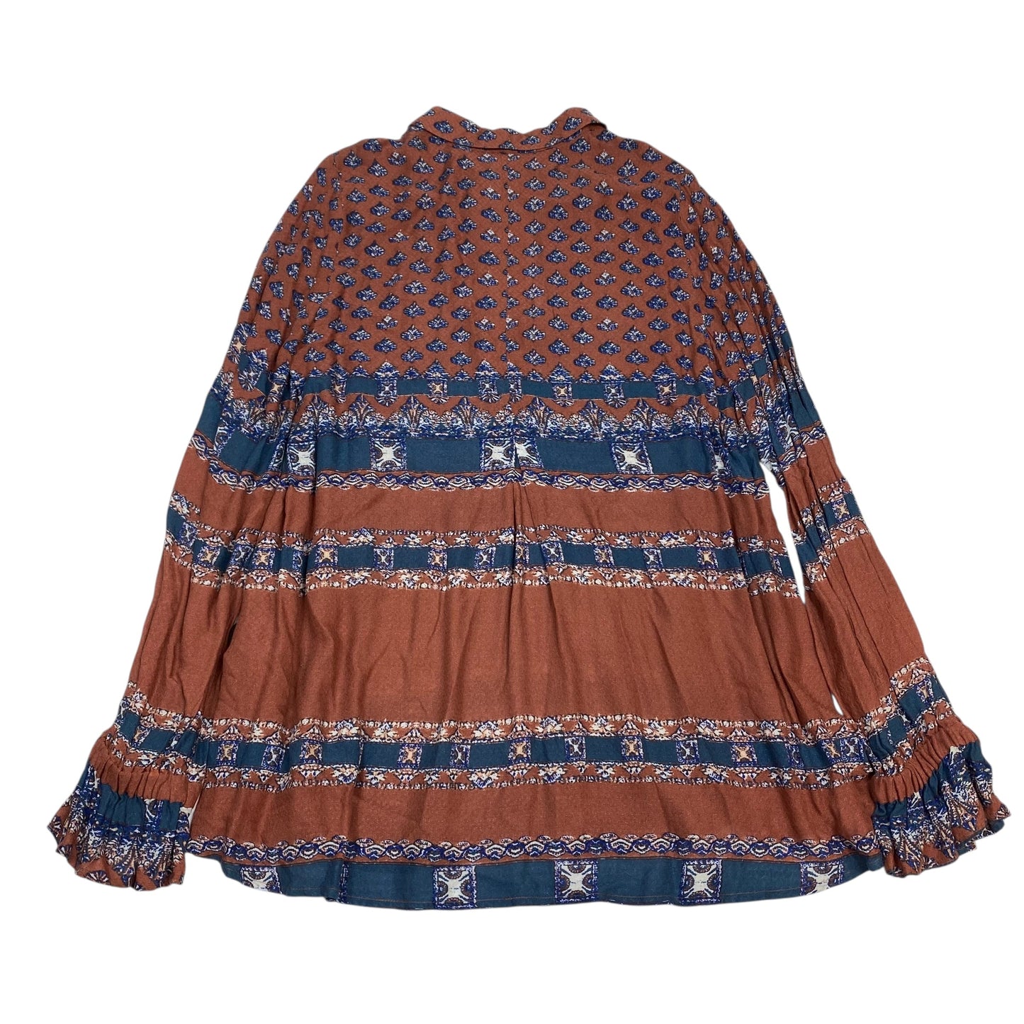 Top Ls By Free People In Blue & Red, Size:L