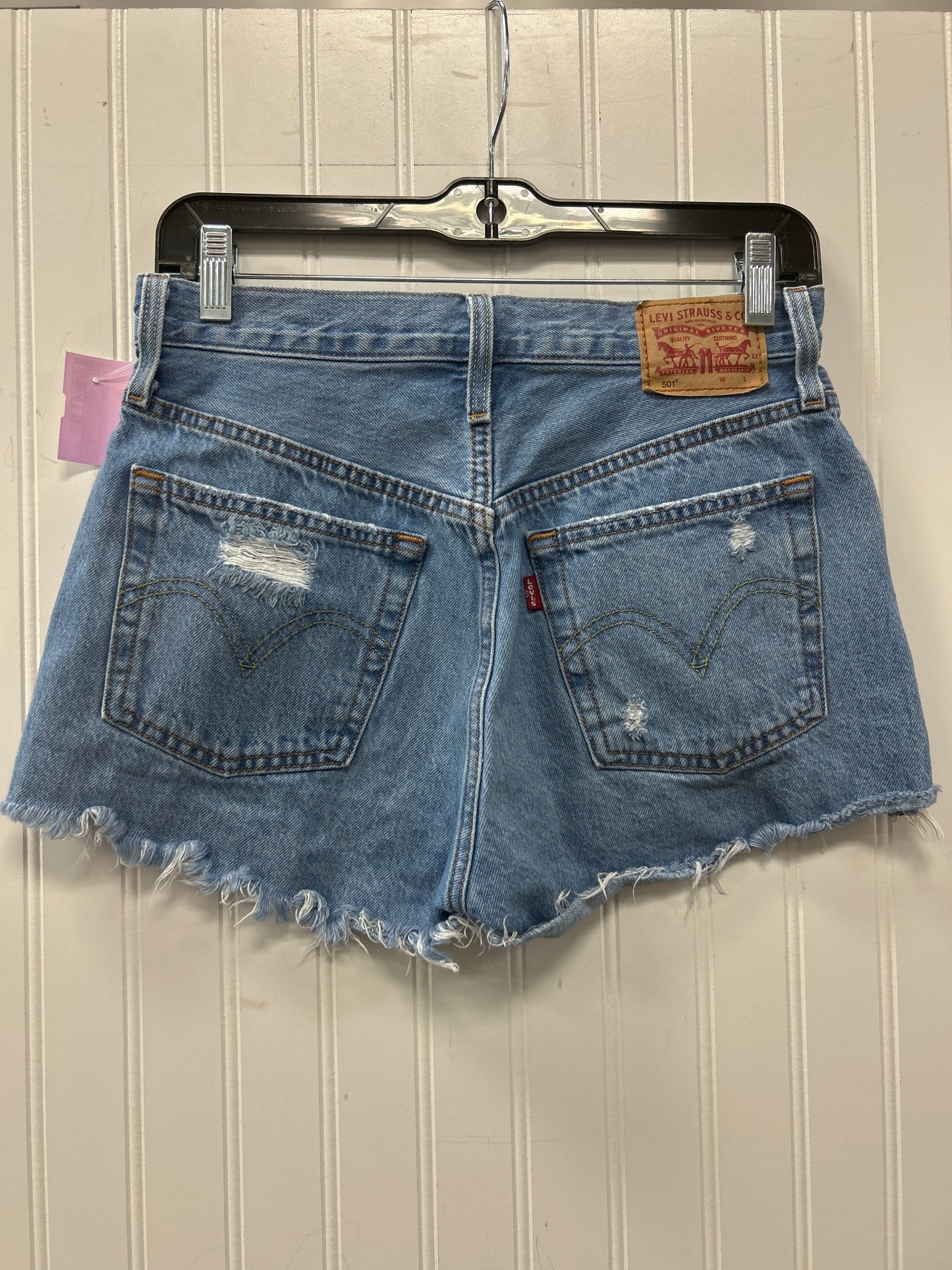 Shorts By Levis In Blue Denim, Size:2