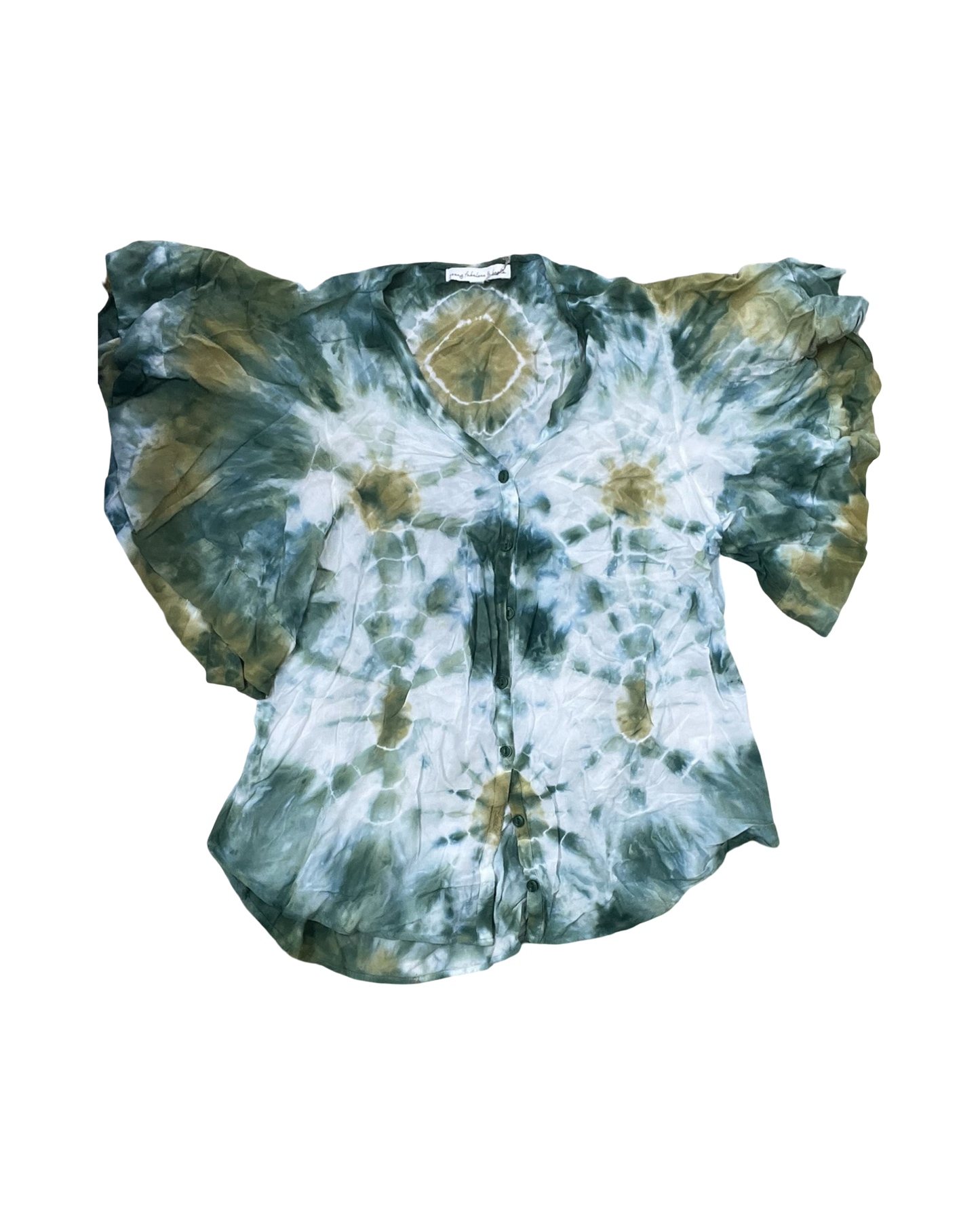 Top Ss By Young Fabulous & Broke In Tie Dye Print, Size:S