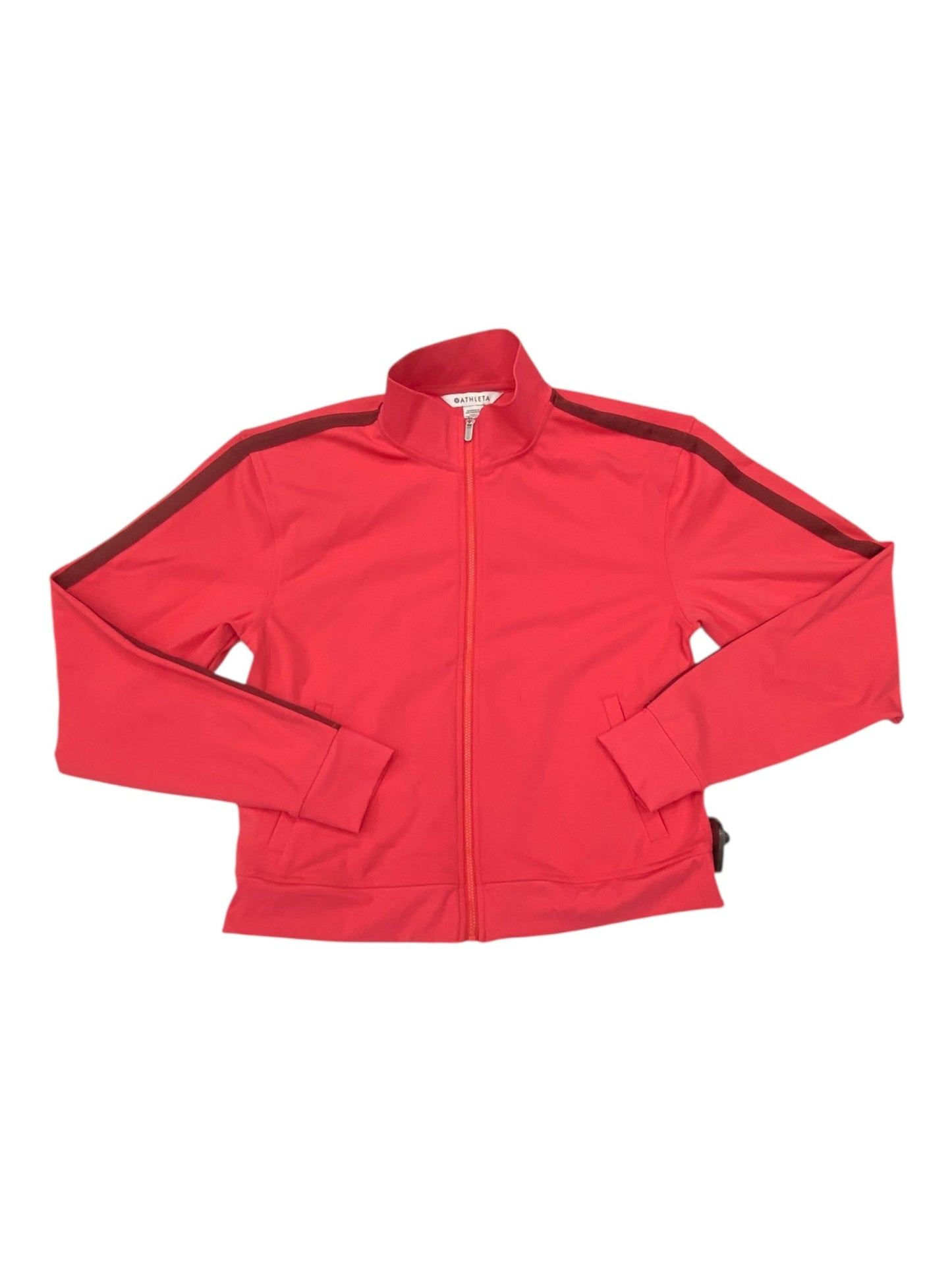 Athletic Jacket By Athleta In Pink, Size:M