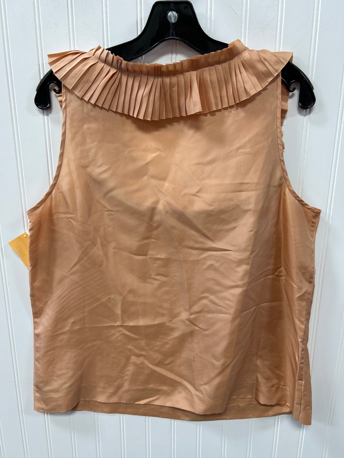 Blouse Sleeveless By J. Crew In Orange, Size:L