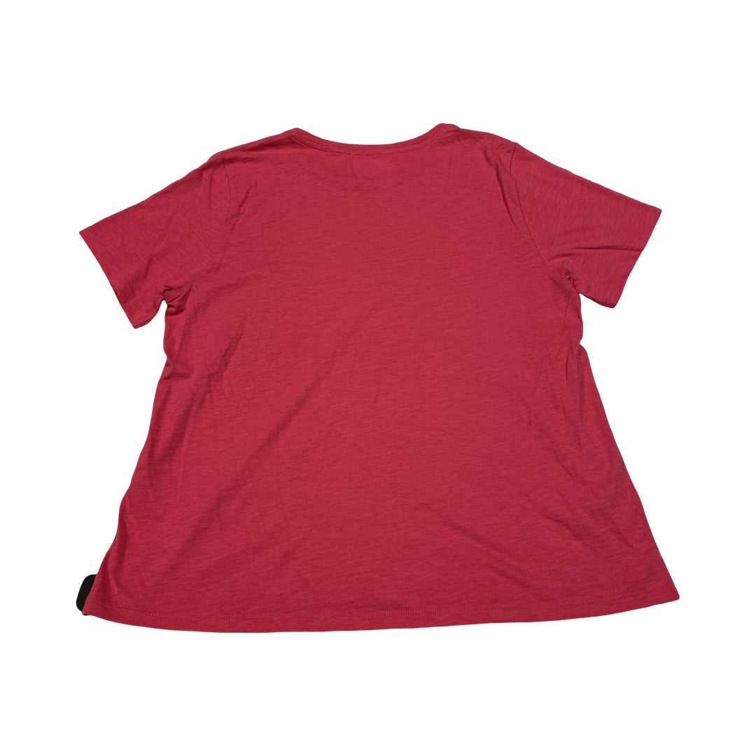 Top Ss Designer By Eileen Fisher In Pink, Size:M