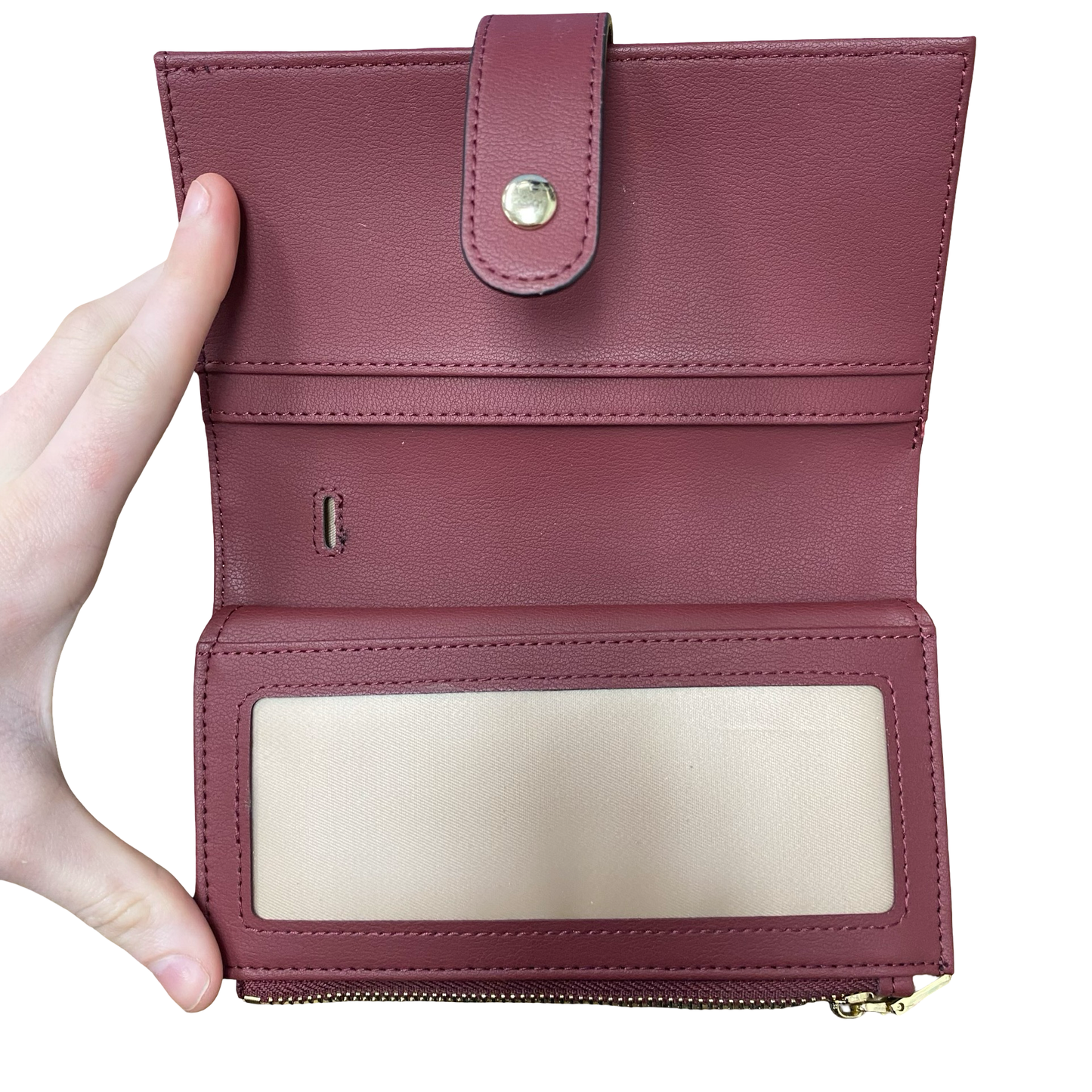 Wallet By Clothes Mentor In Maroon, Size:Medium
