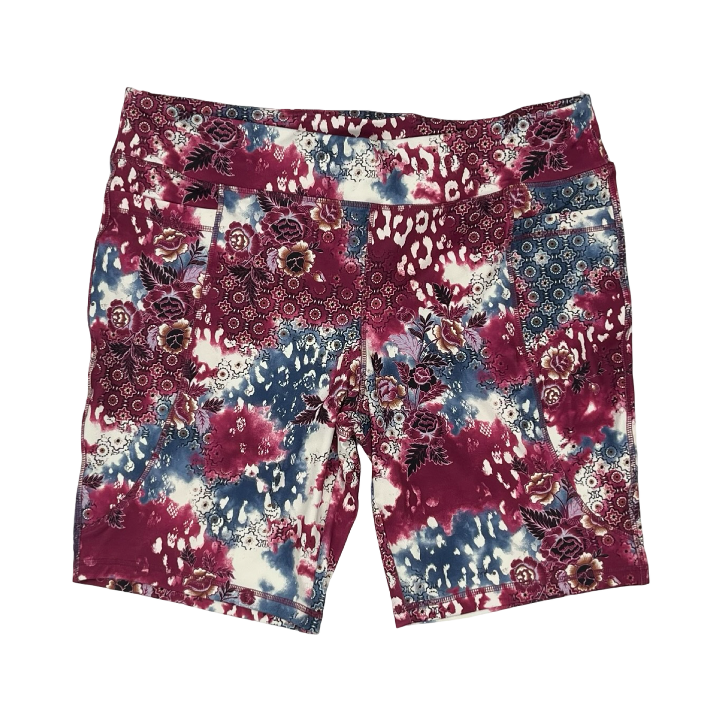 Shorts By Cato In Multi, Size:3X