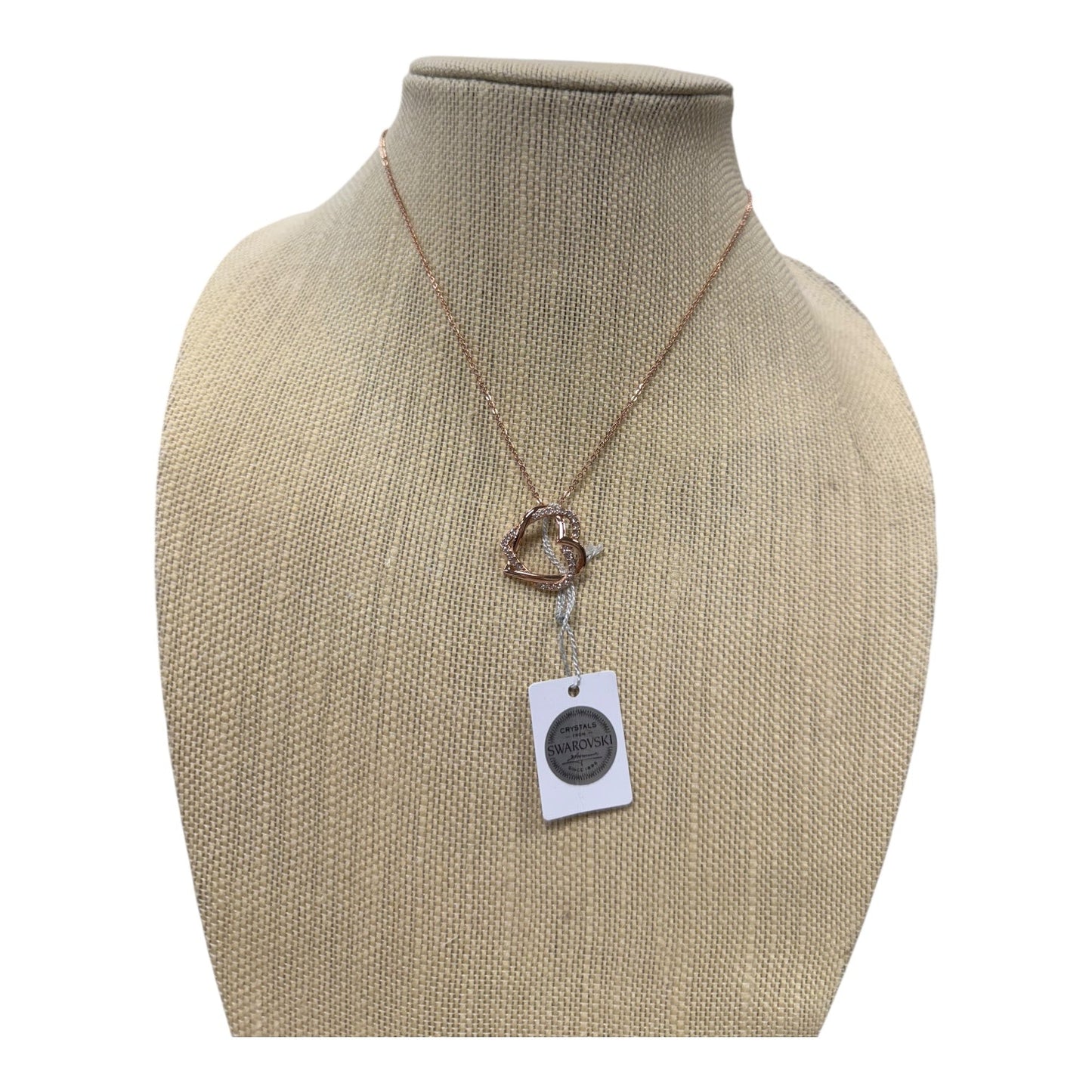 Necklace Designer By Swarovski In Rose Gold