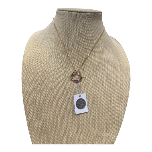 Necklace Designer By Swarovski In Rose Gold