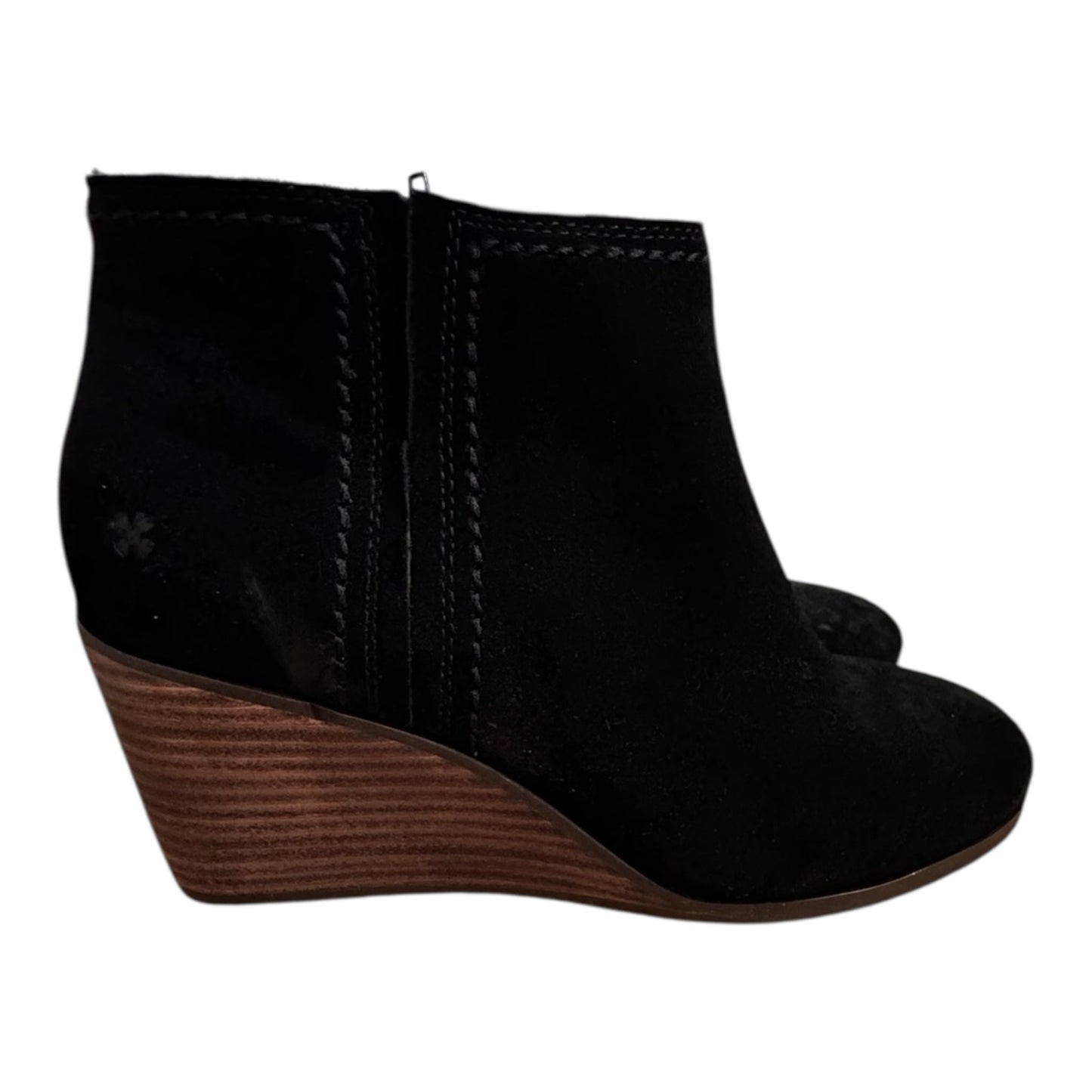 Boots Ankle Heels By Lucky Brand In Black, Size:8.5