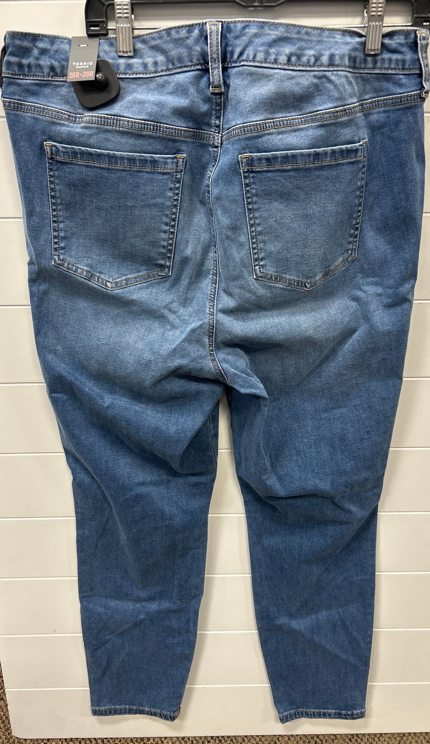 Jeans Skinny By Torrid In Blue Denim, Size:Xl