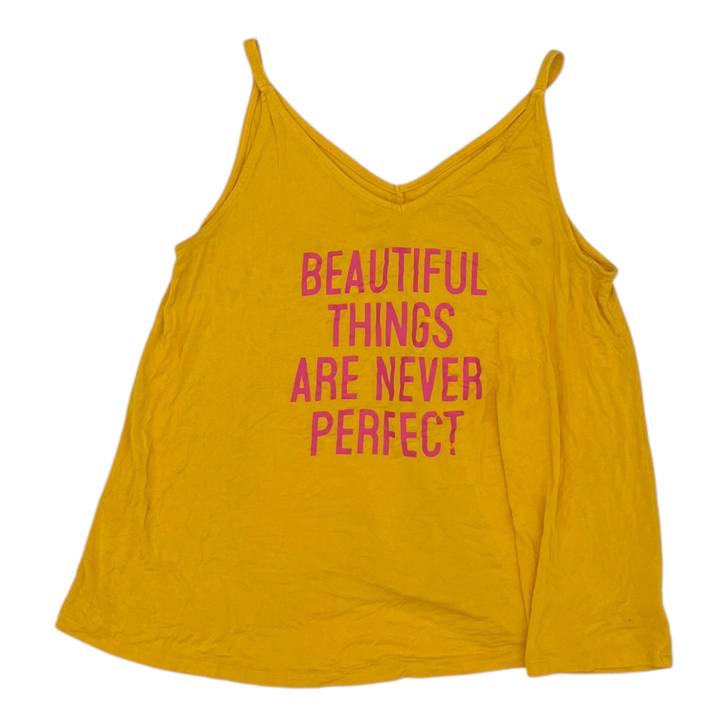 Tank Top By Torrid In Yellow, Size:1X