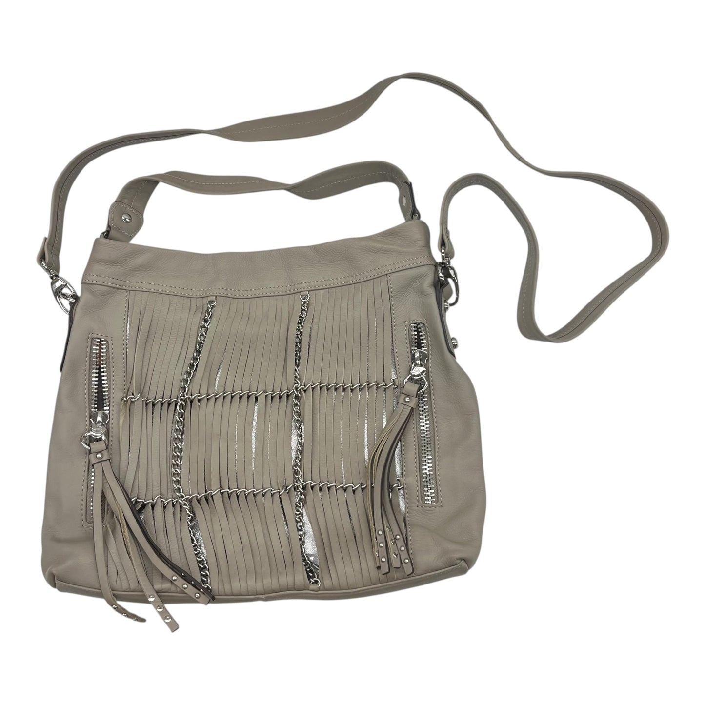 Crossbody By B. Makowsky In Tan, Size:Medium