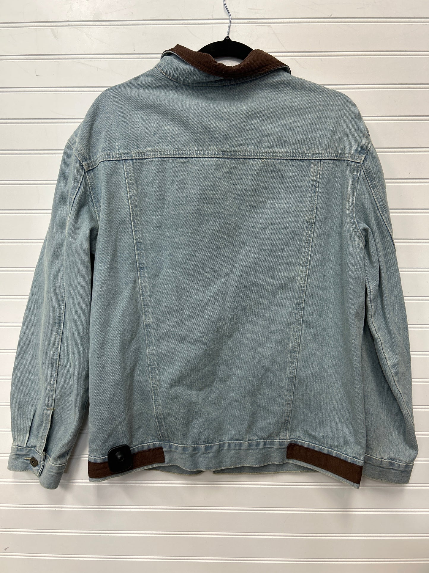 Jacket Denim By Commense In Blue Denim, Size:S