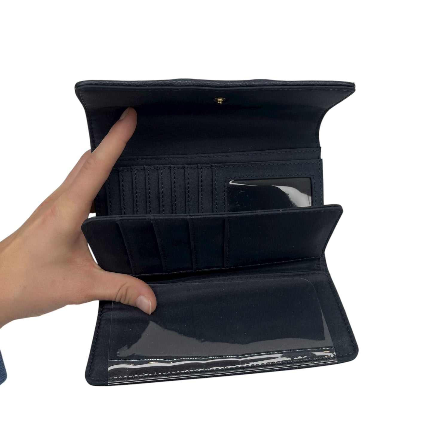 Wallet By Tommy Hilfiger In Blue, Size:Medium