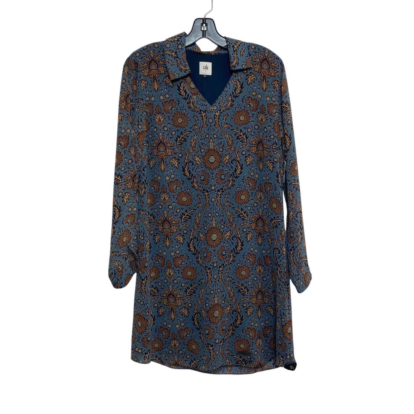 DRESS PARTY LONG by CABI in BLUE & BROWN, Size:S