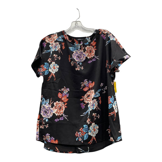 Top Ss By Shein In Black & Orange, Size:M