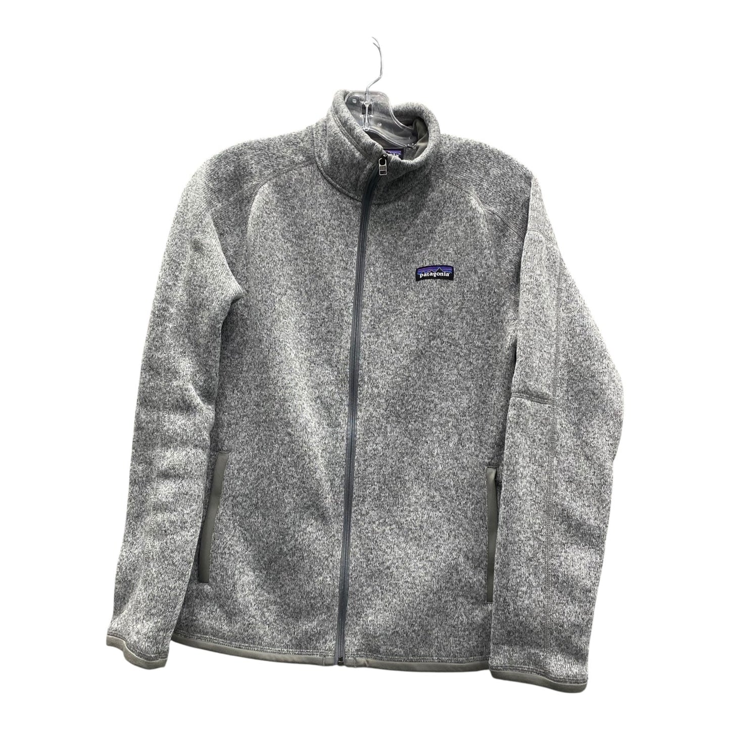 Athletic Jacket By Patagonia In Grey, Size:S