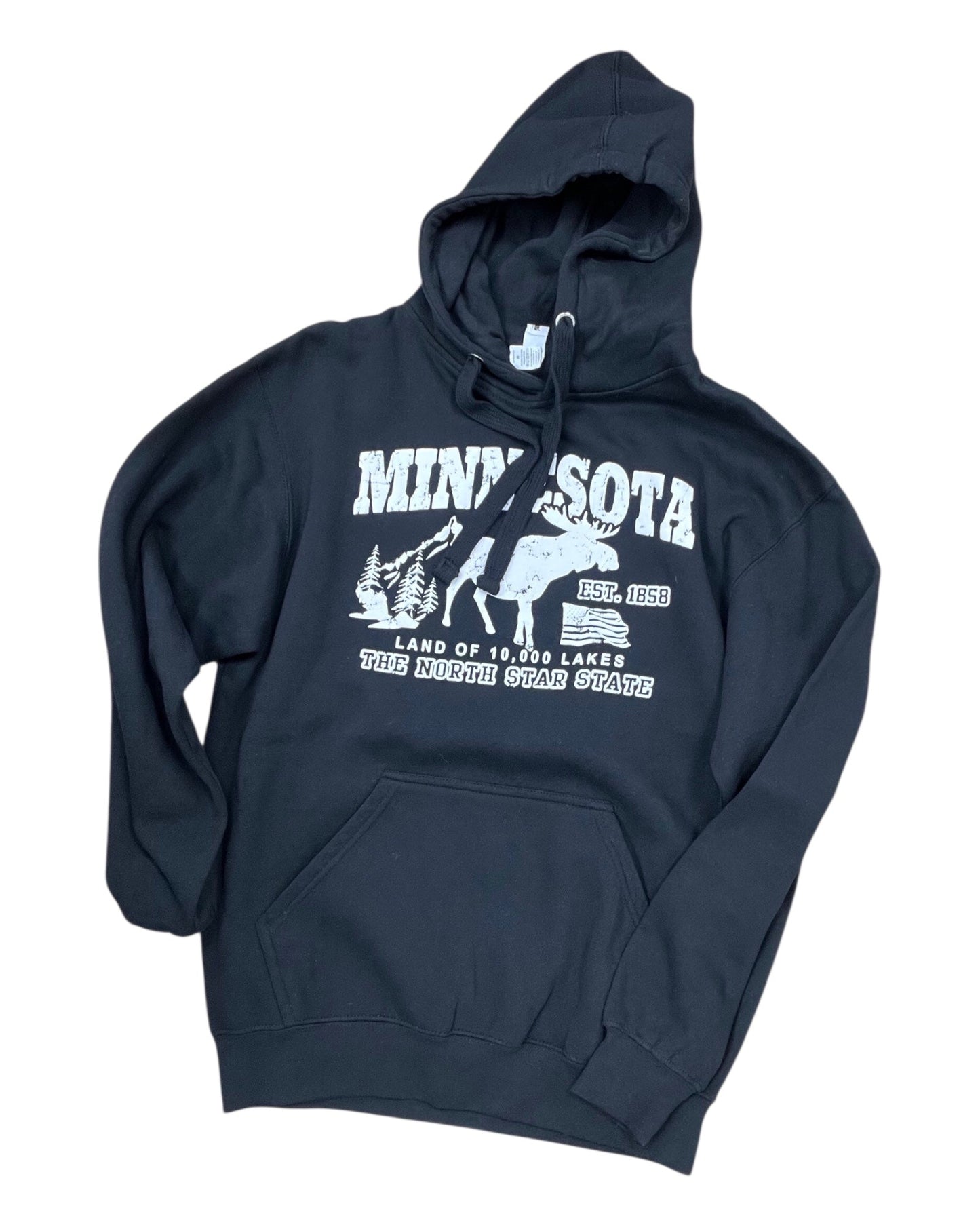 Sweatshirt Hoodie By Clothes Mentor In Black, Size:M