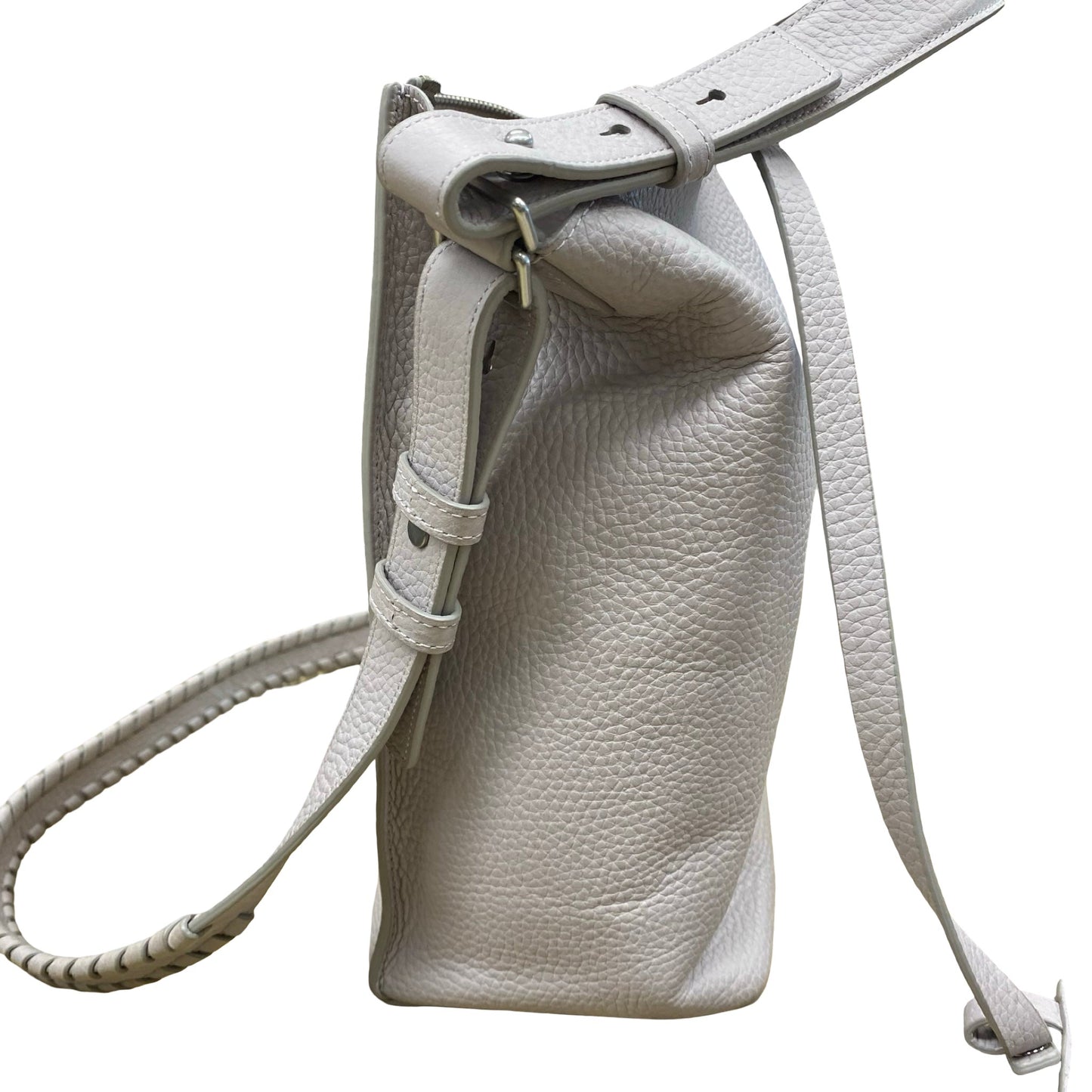Handbag Designer By All Saints In Grey, Size:Medium
