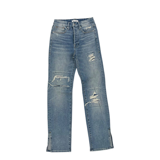 Jeans Straight By Good American In Blue Denim, Size:4