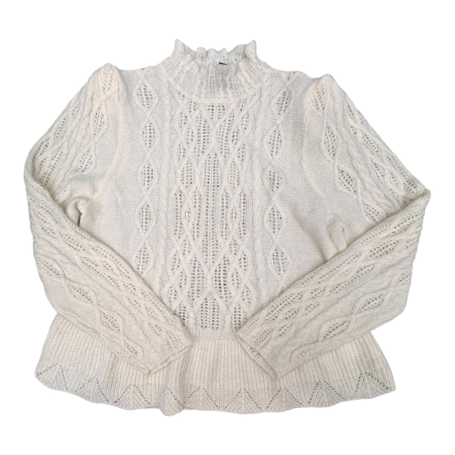 Sweater By Express In Cream, Size:Xl