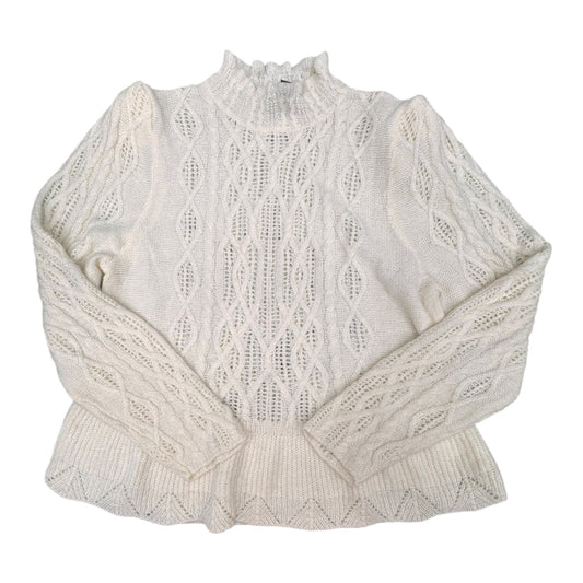 Sweater By Express In Cream, Size:Xl