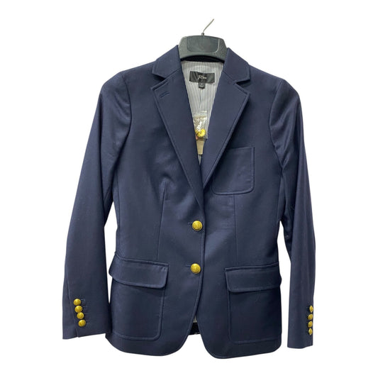 Blazer By J. Crew In Blue, Size:Xs