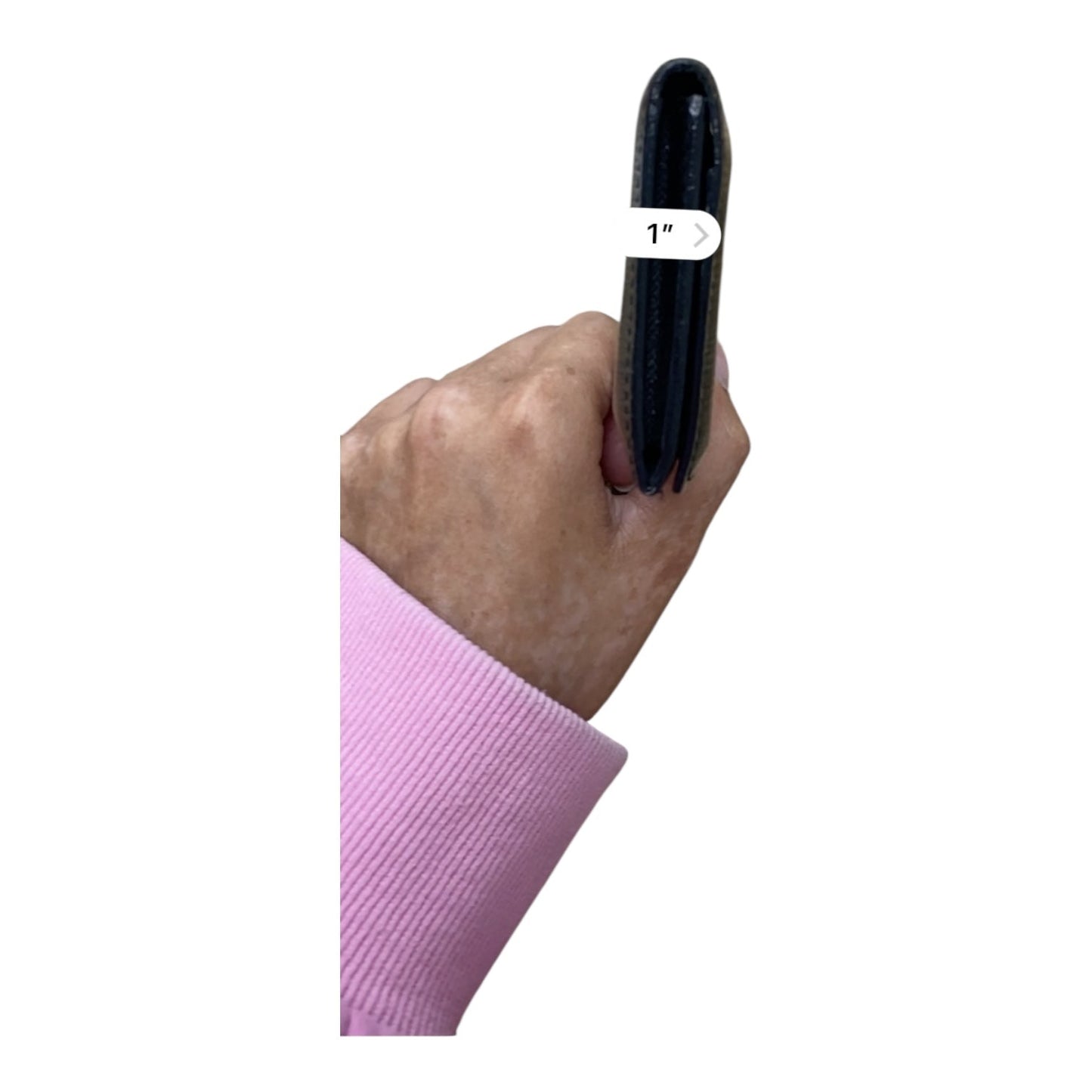 Wallet Luxury Designer By Louis Vuitton In Black, Size:Small