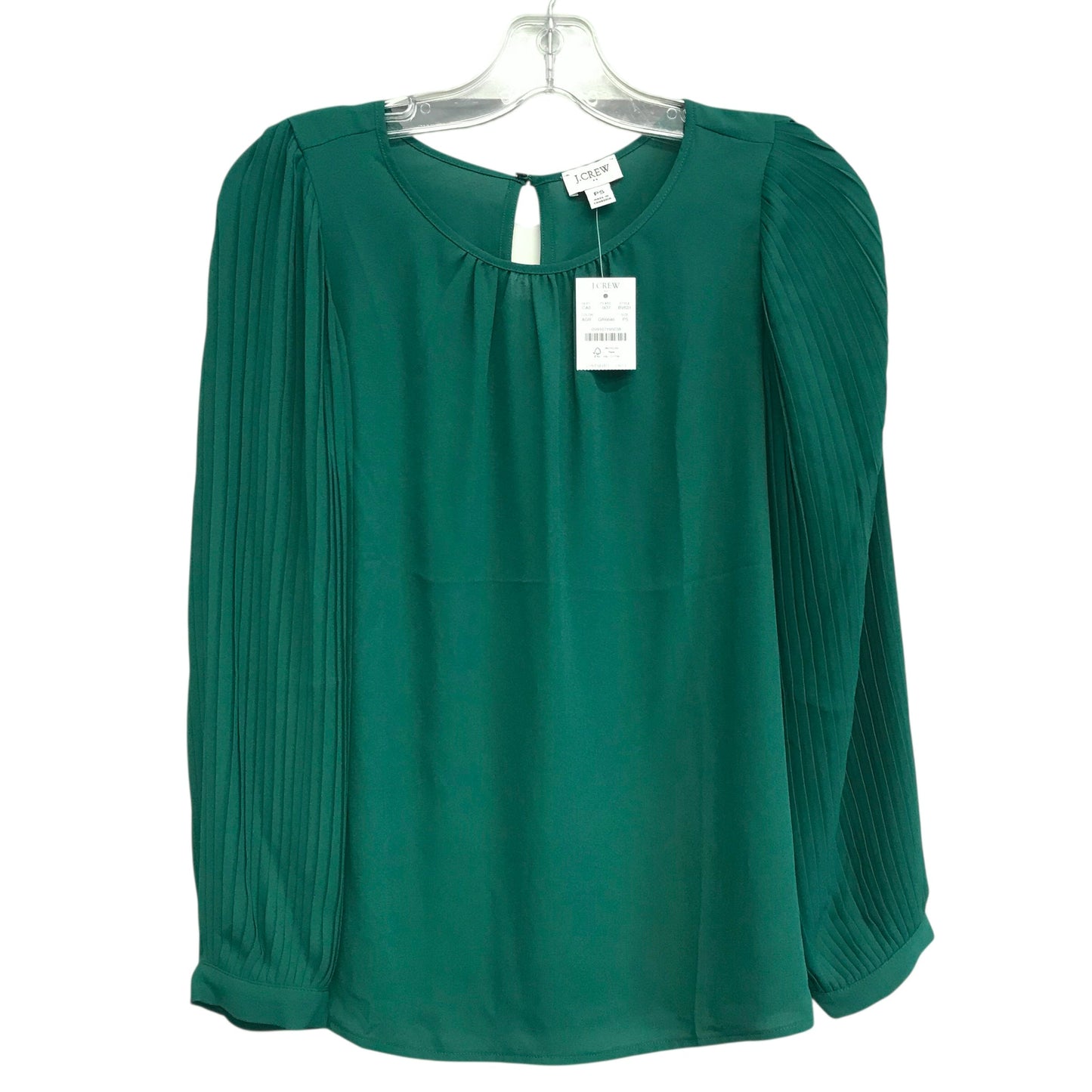 Top Ls By J. Crew In Green, Size:S