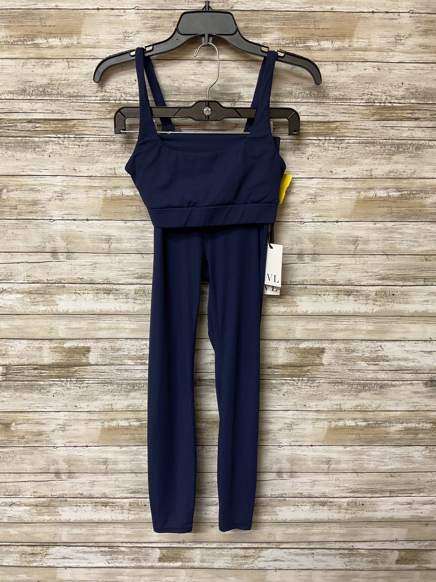 Athletic Pants 2Pc By Clothes Mentor In Navy, Size:4