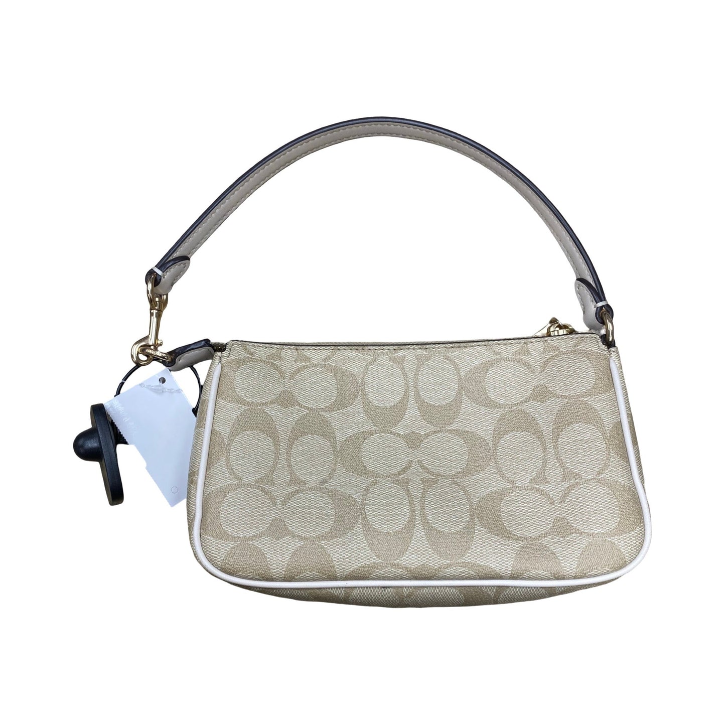 Handbag Designer By Coach In Cream & White, Size:Small